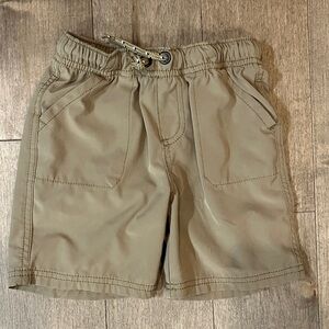 Jumping Beans Light Brown Elastic Waist Shorts
